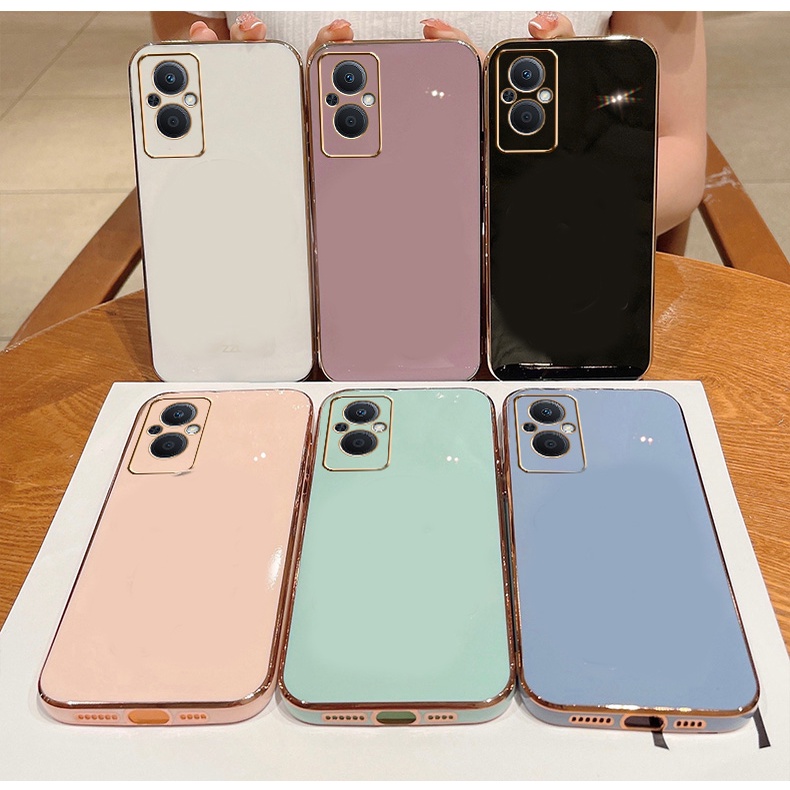 Ốp lưng Silicon viền mạ Oppo Reno7 Reno8 Reno 7Z Reno 8Z Reno 7 5g