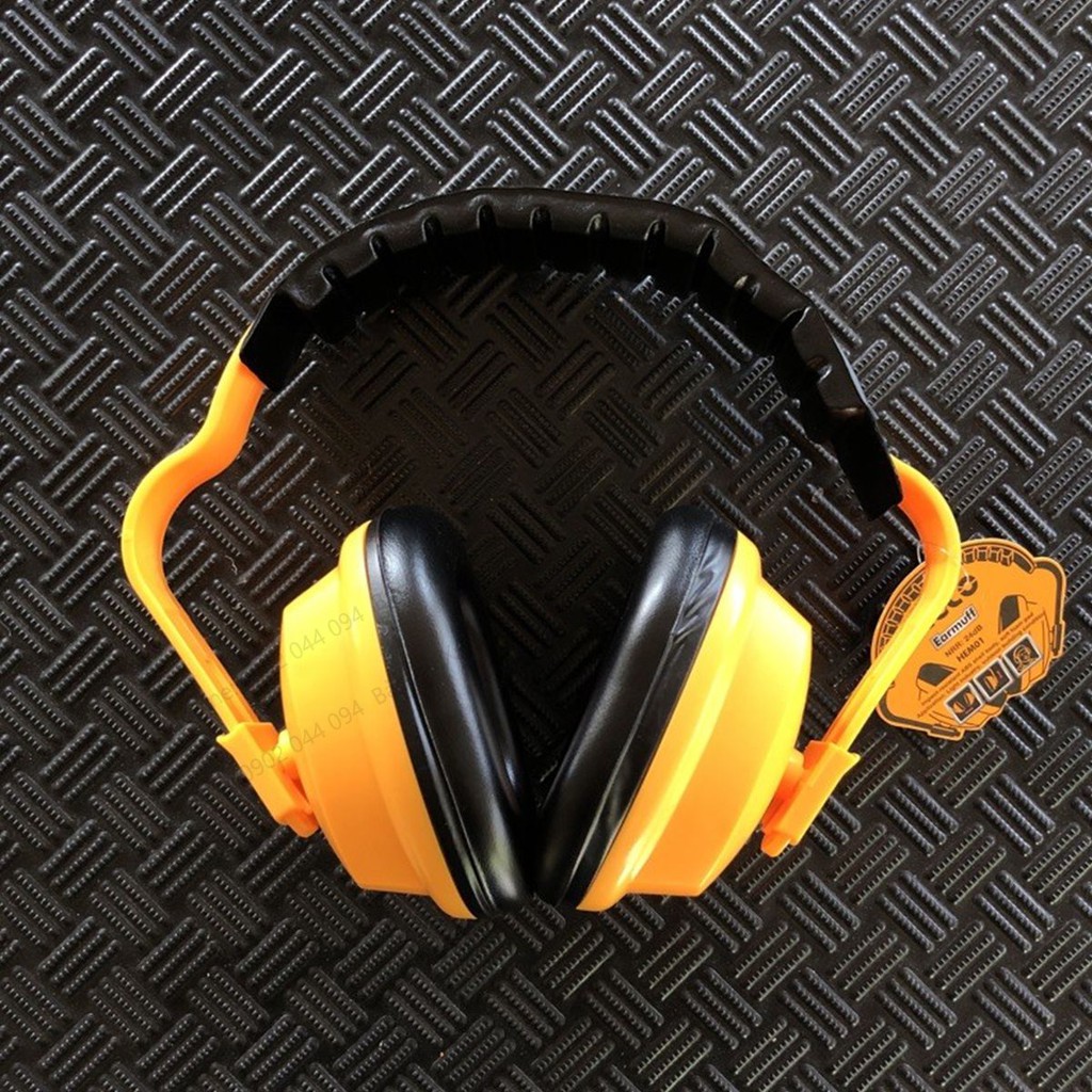 Tai nghe chống ồn INGCO HEM01 siêu nhẹ Độ giảm ồn 24dB điều chỉnh theo cỡ đầu - chụp tai chống ồn bảo vệ tai