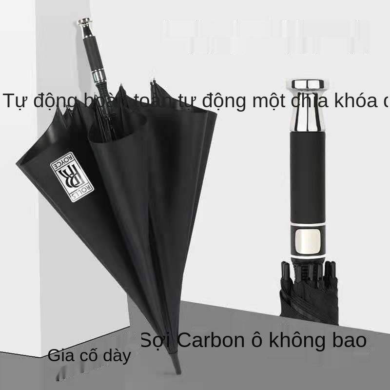 DÔ tự động Rolls-Royce Umbrella Plus Golf Hộp quà tặng tô tay cầm dài quá khổ