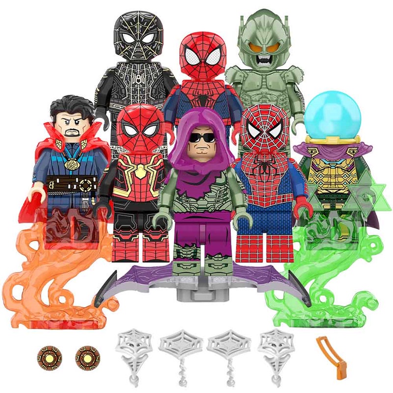 Mô hình lắp ráp nhân vật Spiderman Doctor Strange Green Goblin KT1055