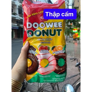 BỊCH 12 GÓI BÁNH DONUT SÔCLA ( CÓ ĐỦ 6 HƯƠNG VỊ )