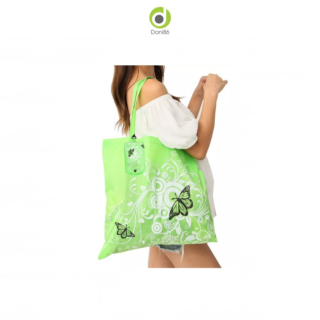 Túi mua sắm tái sử dụng túi có thể gấp lại, thân thiện với môi trường_Doni_DOPK196