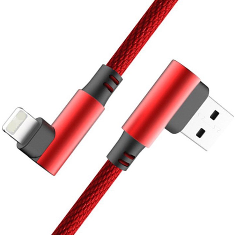 Dây Cáp Sạc Nhanh 90 Độ Cổng Usb Loại C / Ios / Micro Usb