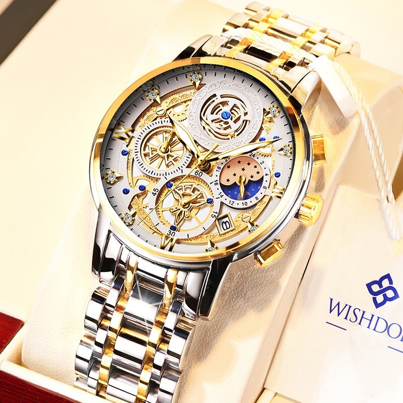 Đồng Hồ Nam Chính Hãng WISHDOIT TD5 Dây Thép Cao Cấp Có Lịch Ngày Đẹp Đẳng Cấp Giá Rẻ | BigBuy360 - bigbuy360.vn