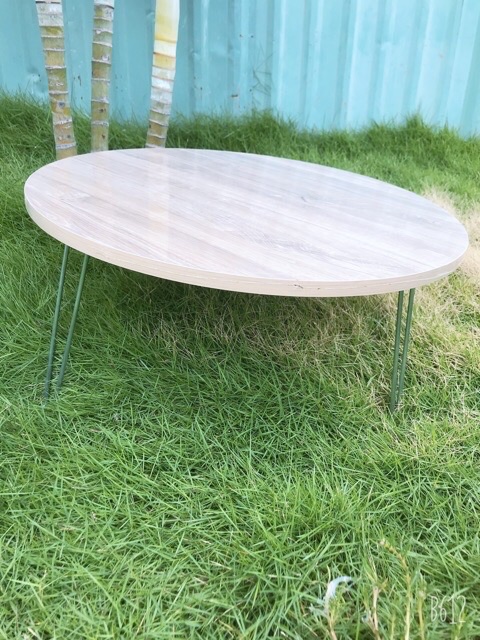 Bàn tròn xếp MDF đường kính 60cm | BigBuy360 - bigbuy360.vn