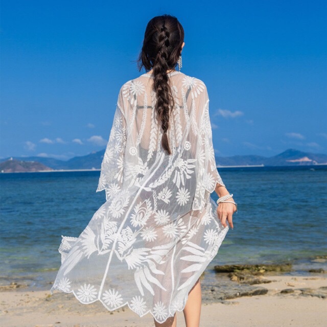Áo khoác lưới đi biển
