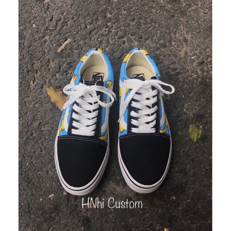 Vans custom - giày vans old skool vẽ tay - inbox đặt hàng