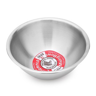 Thau thố trộn inox Zebra thái Lan 45cm-135045-19.6L. Nhập khẩu Thái Lan, inox 304 cao cấp siêu bền