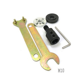 Trục kẹp đĩa cắt, đĩa mài M10 DIY cưa, máy mài, mát cắt
