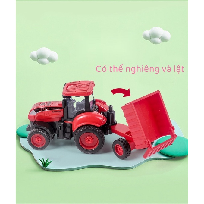 ĐỒ CHƠI MÔ HÌNH XE MÁY CÀY, XE CÔNG NÔNG 168-60