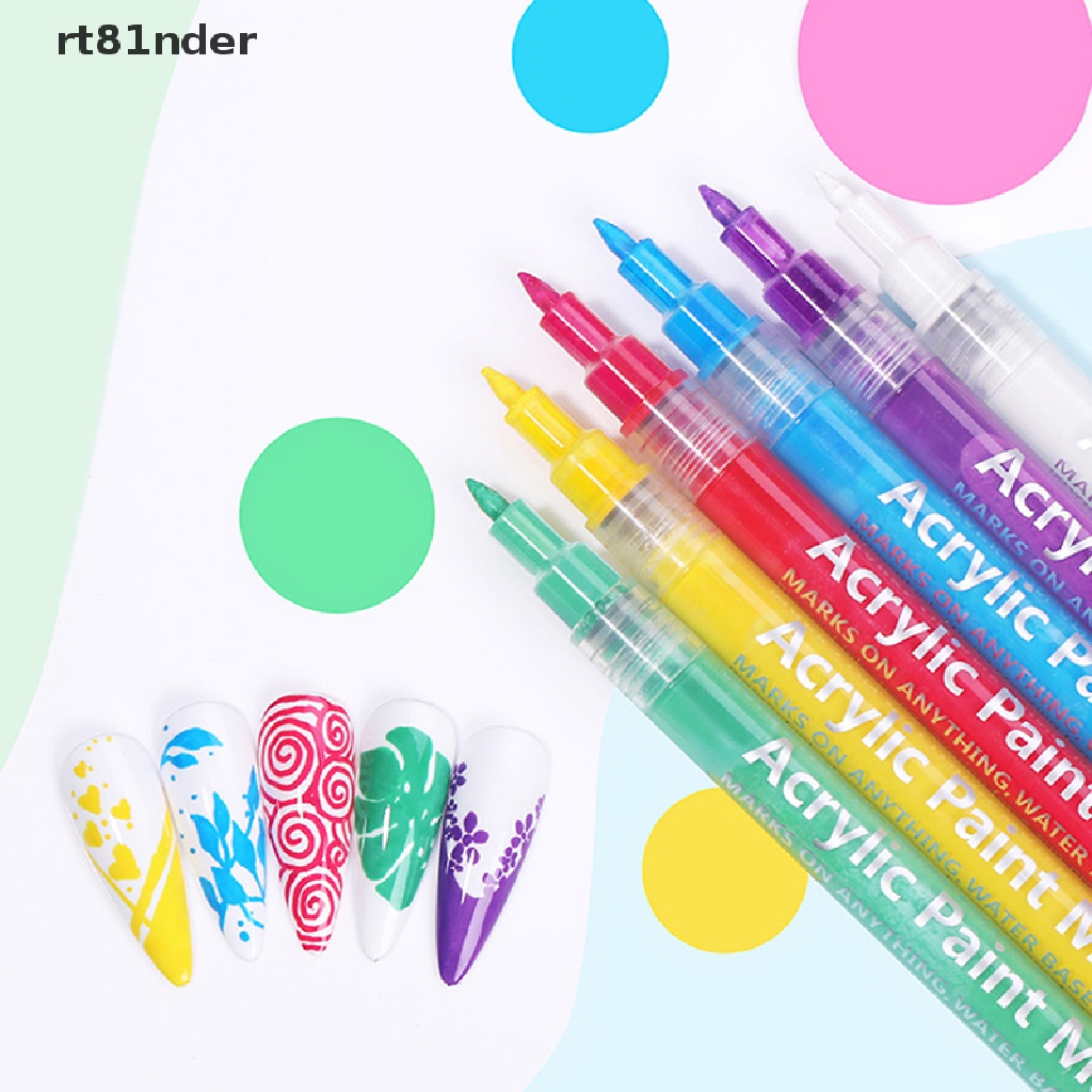 [Hàng mới về] Bút vẽ móng tay gel UV trang trí chấm điểm làm đẹp móng DIY