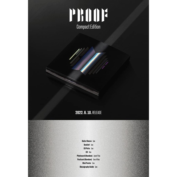 BTS Proof Anthology Album Compact Edition