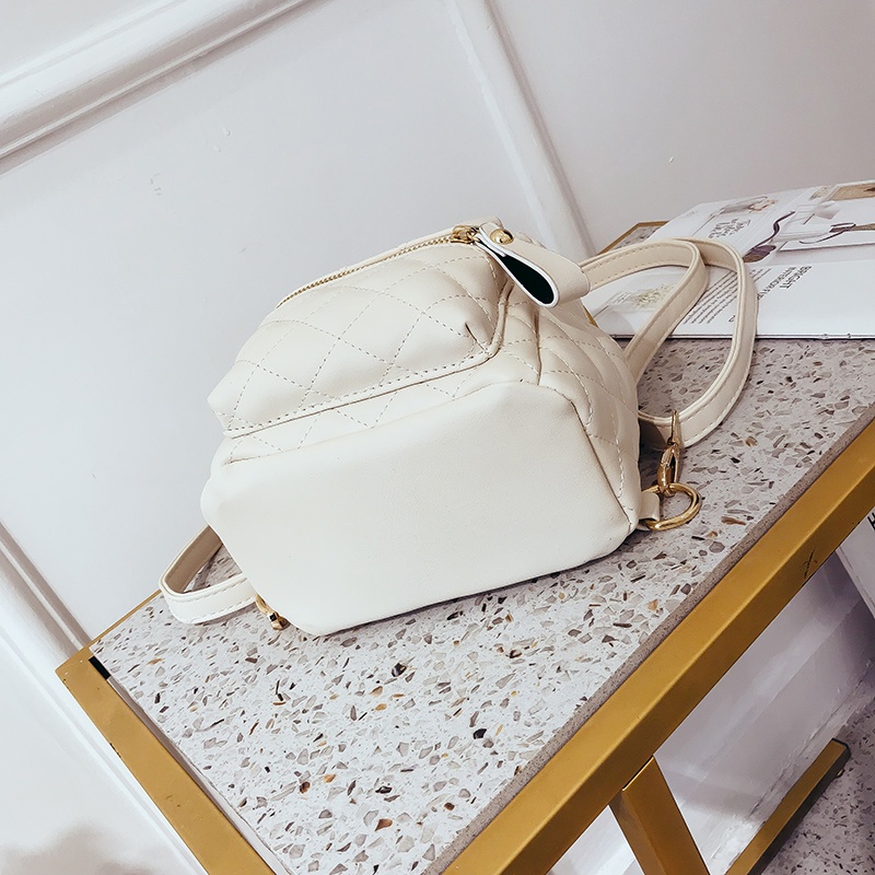 Ba lô CHUWANGLIN bằng da PU nhỏ gọn thời trang cho nữ