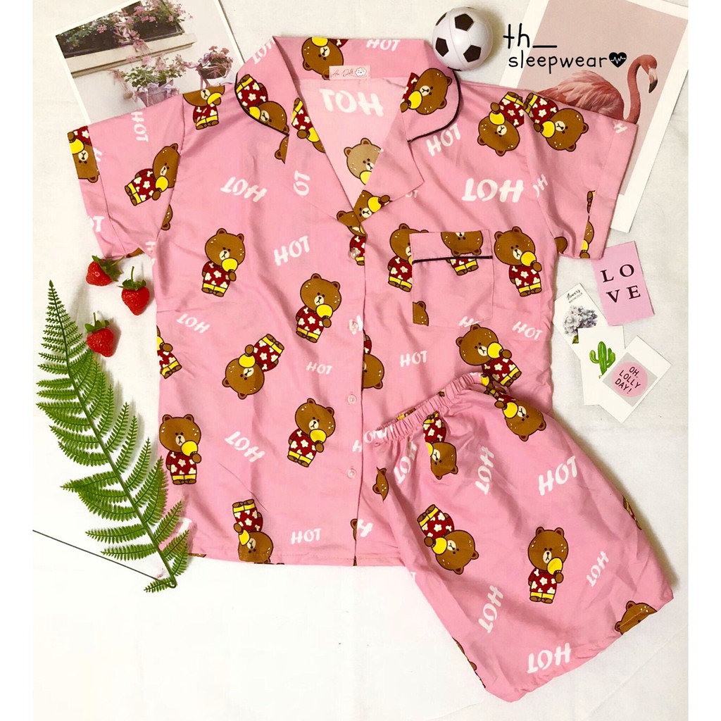 [Loại 1] Đồ bộ pijama tay ngắn - quần ngắn (Kate Thái) | BigBuy360 - bigbuy360.vn