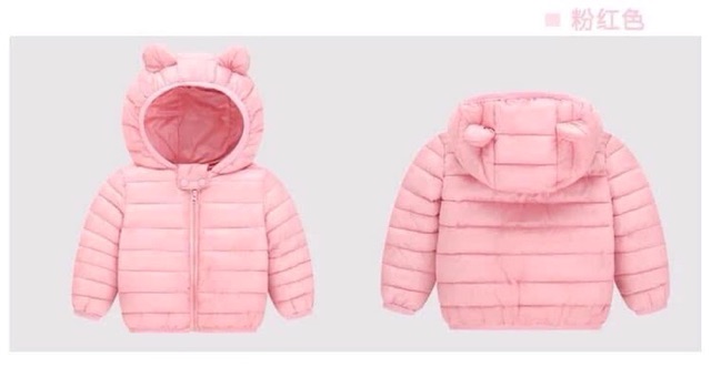 Áo phao tai gấu cho bé 1-5 tuổi