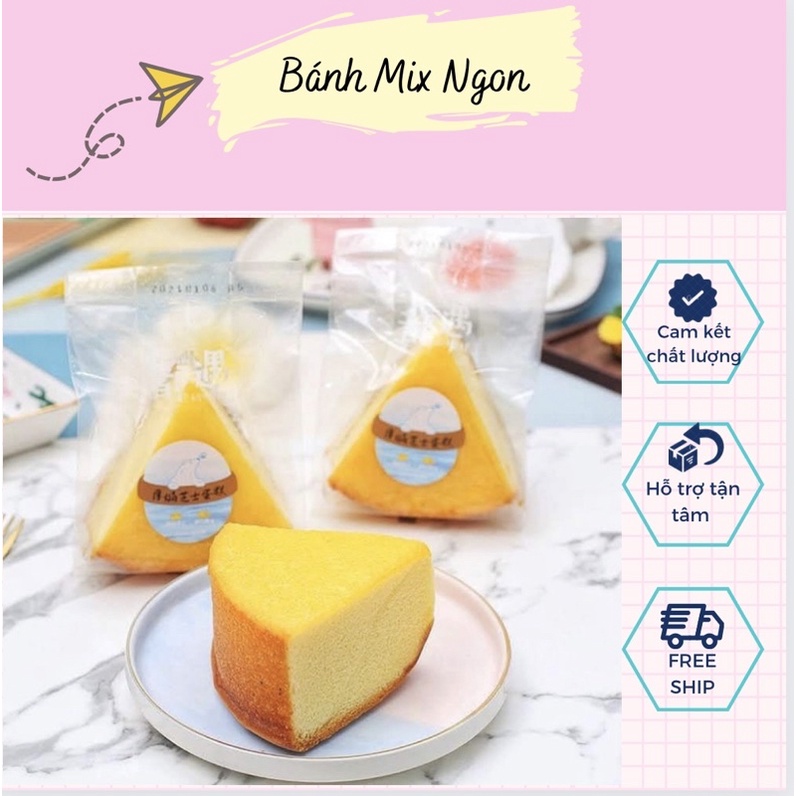 1 Cái bánh bông lan Doyu Tam Giác phủ phomai - Shop sỉ