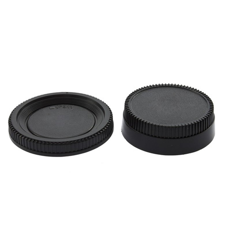 Set nắp đóng ống kính + vỏ bảo vệ ống kính máy ảnh 58*22mm cho camera Nikon DSLR