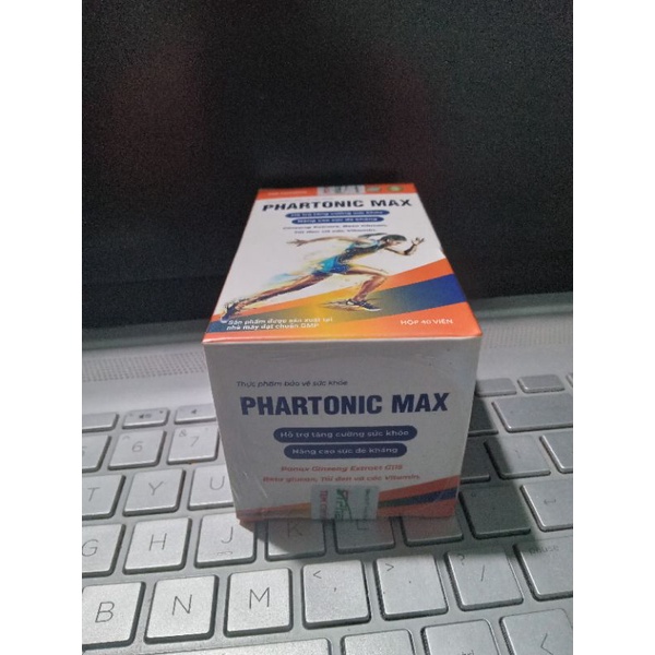 Viên uống tăng lực bồi bổ sức khoẻ PHARTONIC MAX( hộp 40v)