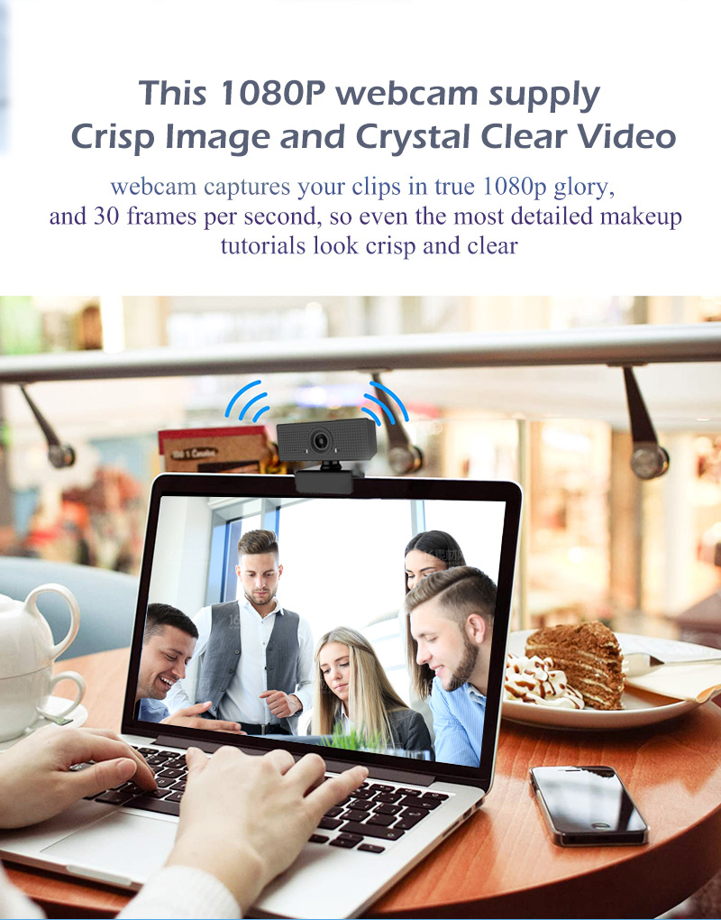 Webcam Hd 1080p Usb 2mp Kèm Mic Cho Máy Tính | BigBuy360 - bigbuy360.vn