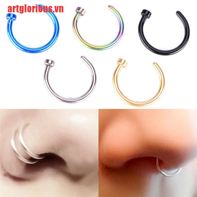 Khuyên Mũi Bằng Thép Phẫu Thuật Thiết Kế Mỏng