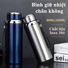 Bình giữ nhiệt inox 304 ,bình giữ nhiệt 1000ml có khay chắn bã chè cao cấp