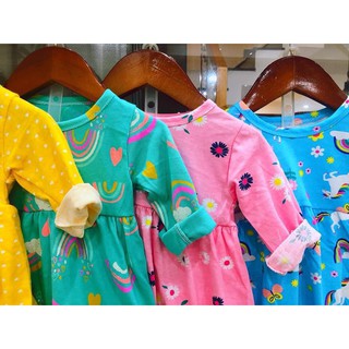 Bộ dài tay bé gái kiểu dáng babydoll xinh xắn