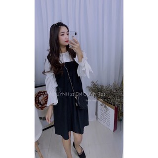 Đầm sơmi Tay nơ