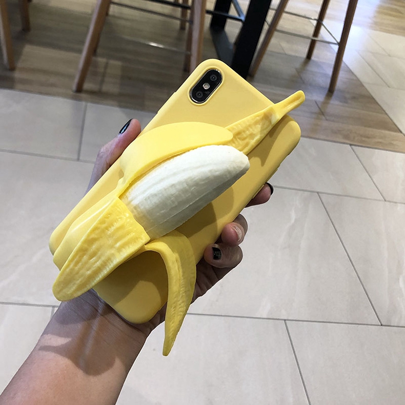 Release stress 3D Banana soft phone case for samsung s6 s7 edge s8 s9 s10 plus J2 J5 J4 PLUS J7 PRIME J3 PRO S20FE NOTE 20 ULTRA