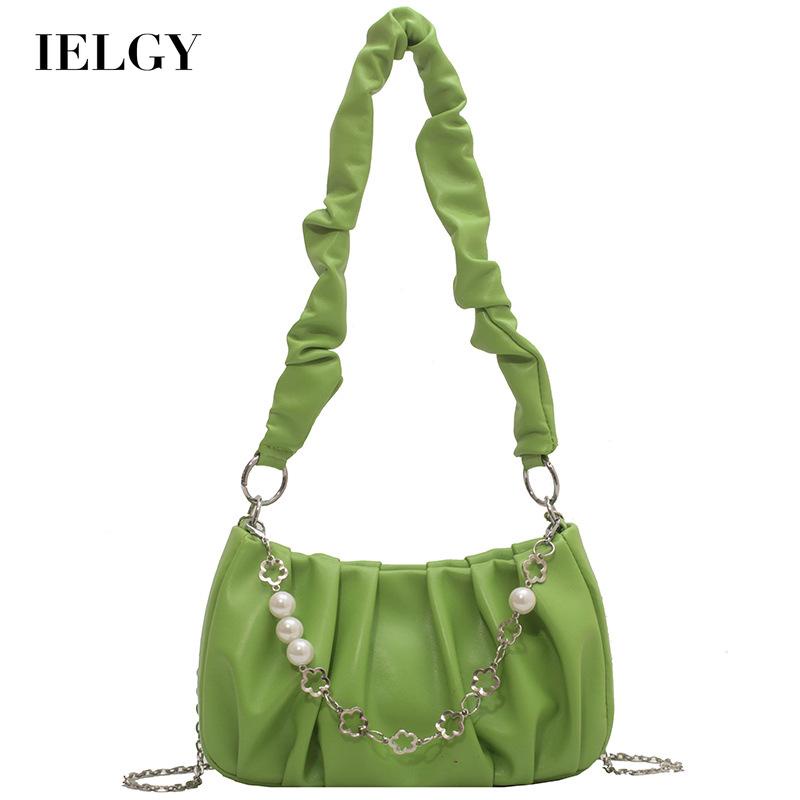 Túi Đeo Chéo Hình Đám Mây Phối Dây Xích Dễ Phối Đồ Thời Trang Hàn Quốc Cho Nữ