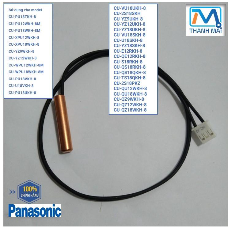[Chính hãng] Sensor//cảm biến DÀN NÓNG Máy lạnh Panasonic model CU-PU18TKH-8 CU-PU12WKH-8M CU-PU18WK