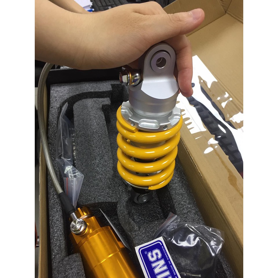 Phuộc sau Ohlins DÀNH CHO Ex135 / Ex150 có bình dầu hàng 1:1 tăng chỉnh thiệt hàng xịn