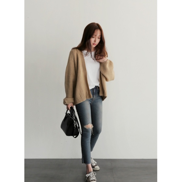 Áo cardigan IELGY dệt kim thời trang cho nữ