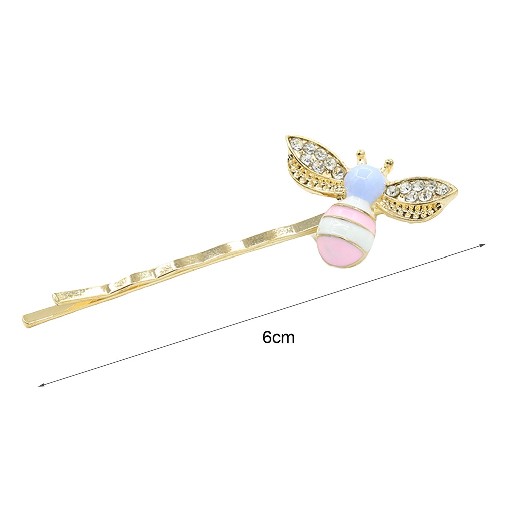 Kẹp tóc nữ hình chú ong đính đá thời trang