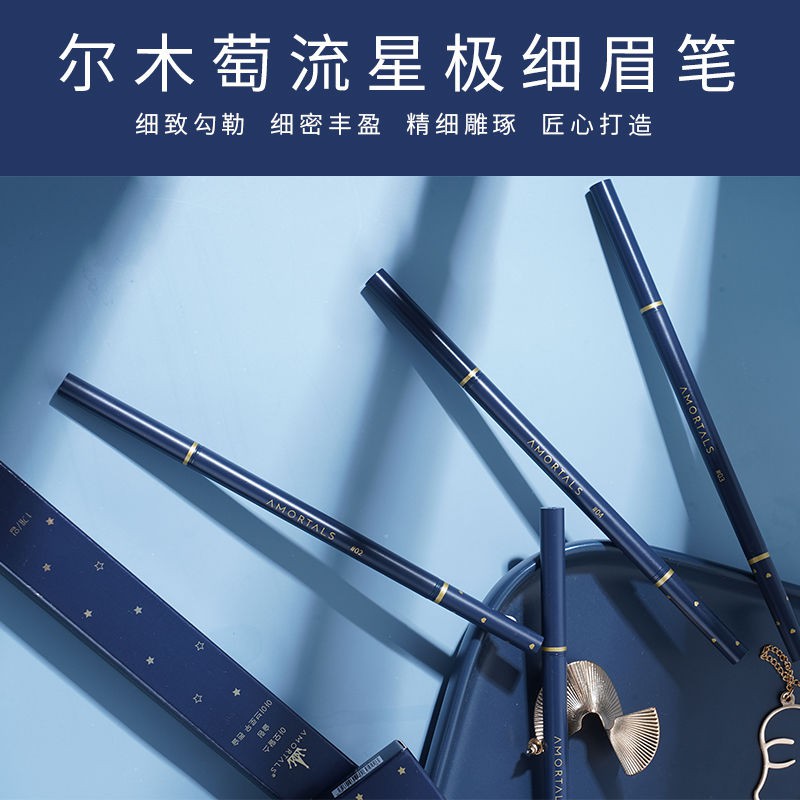 (hàng Mới Về) Bút Kẻ Lông Mày Hai Đầu Chống Thấm Nước Lâu Trôi Kèm Khăn Lau Tiện Dụng | BigBuy360 - bigbuy360.vn