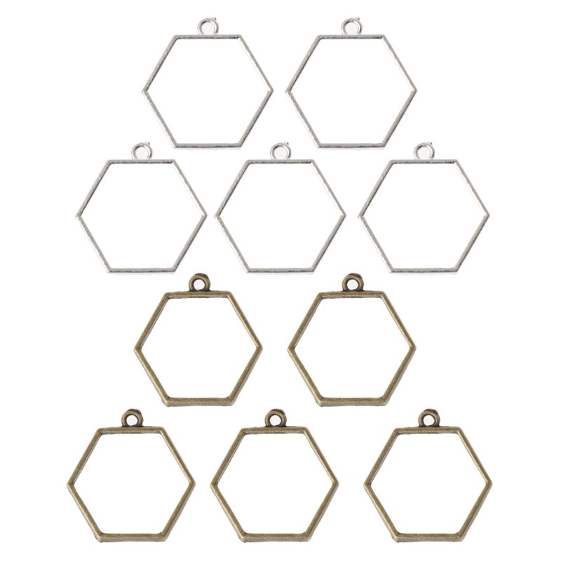 Set 5 mặt dây chuyền nhiều kiểu dáng hình học độc đáo tiện dụng