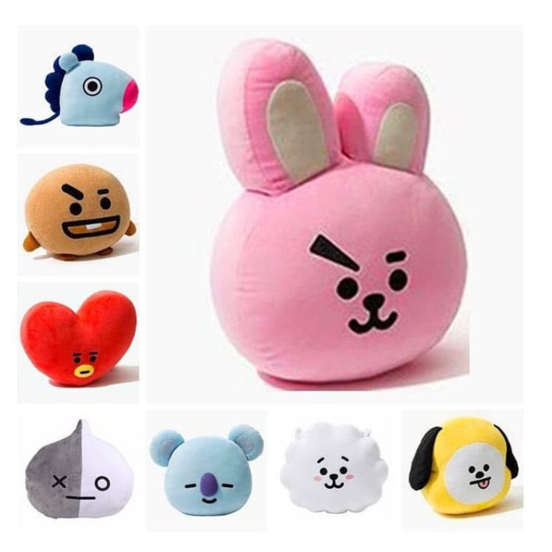 Gấu BT21 gối Size lớn nhất 40X50cm Gối BT21 xinh xắn