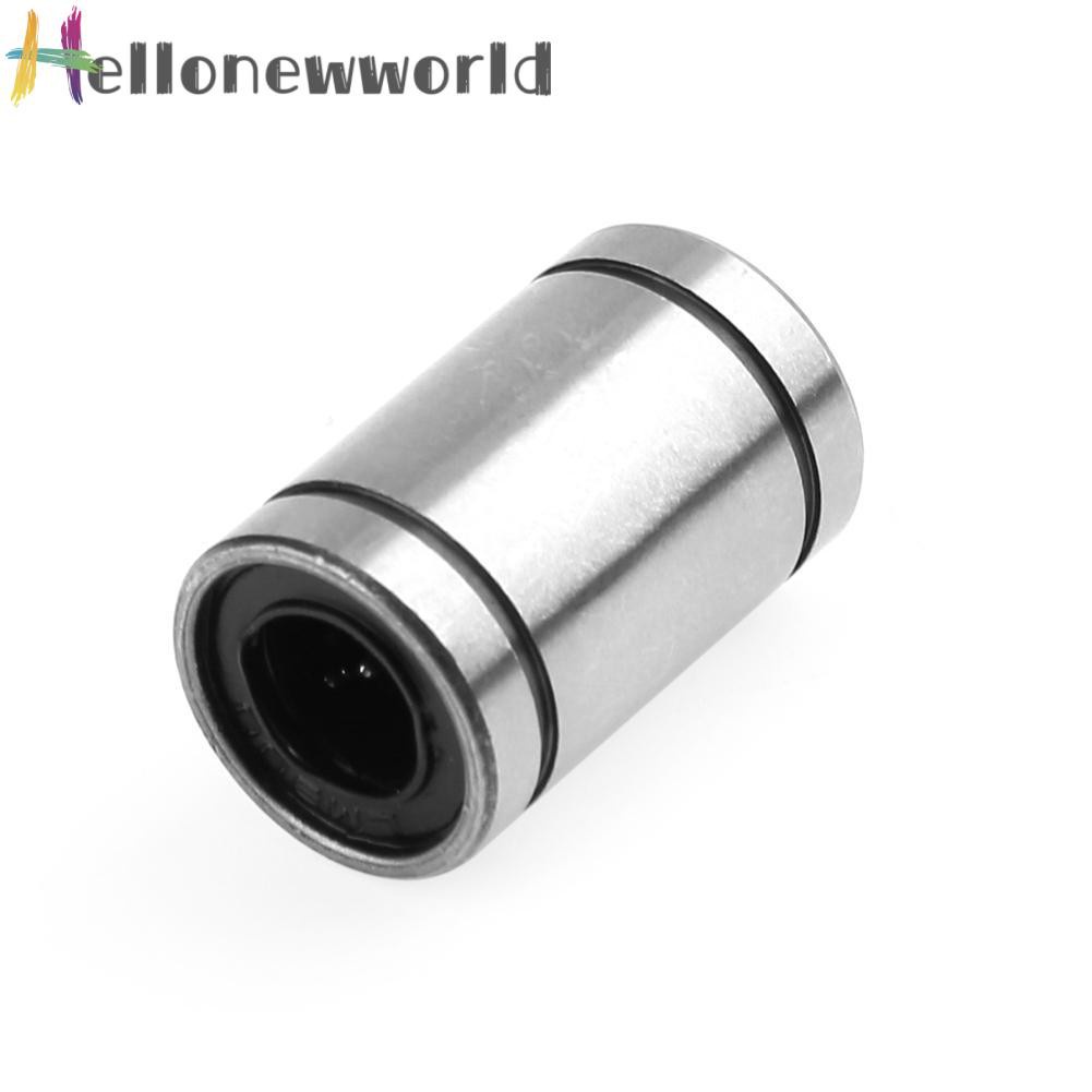 Hellonewworld 3D Printer Belt Pulley Ball Bearing LM8UU Bushing Linear Bearing Coupler