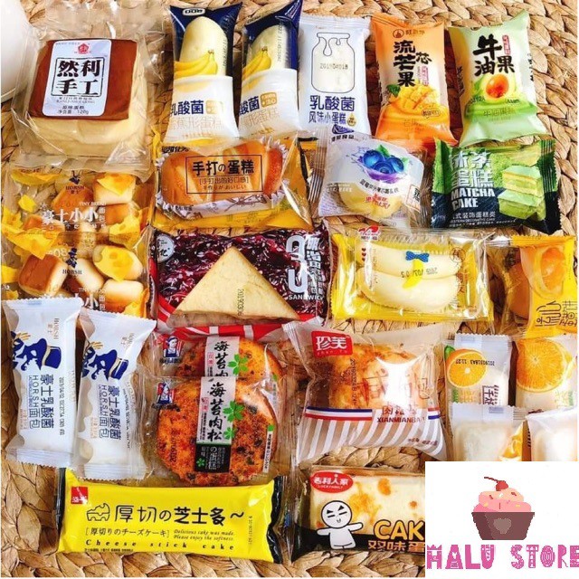 [Mã 77FMCGSALE1 giảm 10% đơn 250K] Tổng hợp các loại bánh mix Đài Loan vị mặn( trứng muối/ruốc/phô mai) Siêu Hot