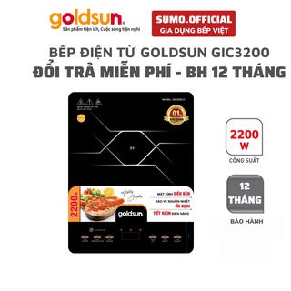 Bếp điện từ đơn goldsun gic3200-d, nhập khẩu từ mỹ, bảo hành 12 tháng sumo017
