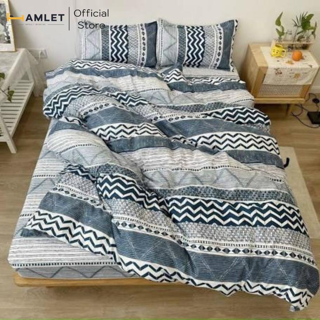 Bộ chăn ga gối Hamlet thổ cẩm chất Cotton Poly mẫu Hot Trend