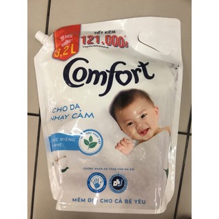 Nước xả vải Comfort cho da nhạy cảm 3L2