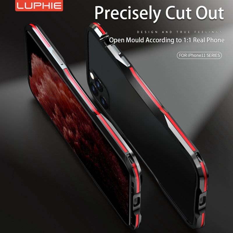 Apple iphone 12 Pro Max 5G/i 12 Mini 11 Pro XR Aluminum Metal bumper frame Ultra Thin Cases Back Cover Casing shockproof