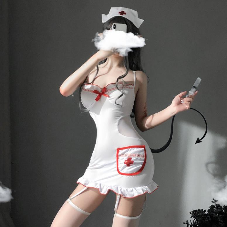 Đồ ngủ sexy váy ngủ sexy cosplay nữ y tá xinh đẹp gợi cảm quyến rũ 471 | BigBuy360 - bigbuy360.vn