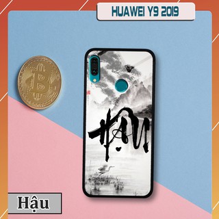 Ốp lưng kính 3D Huawei Y9 2019- chữ thư pháp ý nghĩa