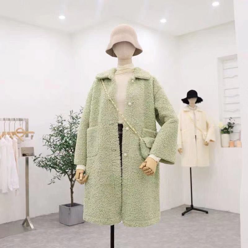 Áo Khoác Len Cashmere Dáng Dài Thời Trang Mùa Đông Cho Nữ