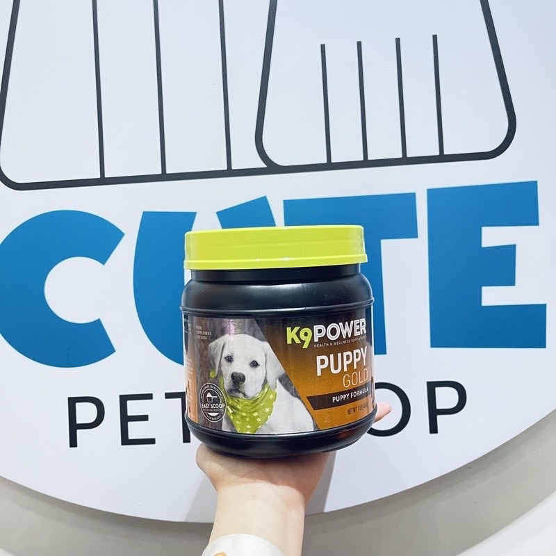 (Túi lẻ) Bột dưỡng lông và tăng cân K9 POWER PUPPY dành cho chó con và chó mẹ mang thai và cho con bú