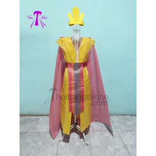 Thời trang tái chế cho nam - Trang phục truyền thống thời Âu lạc màu vàng