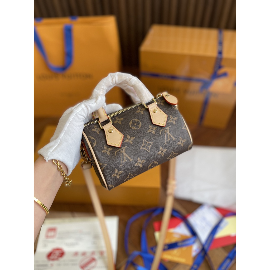 Túi đeo chéo nữ da thật thời trang cao cấp Louis Vuitton LV phong cách cá tính, thời thượng