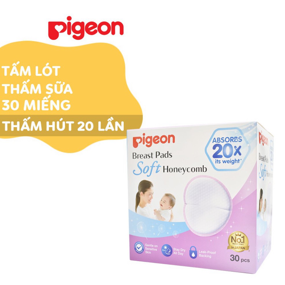 Tấm lót thấm sữa Pigeon 12 miếng / 30 miếng / 60 miếng  WOWDAD