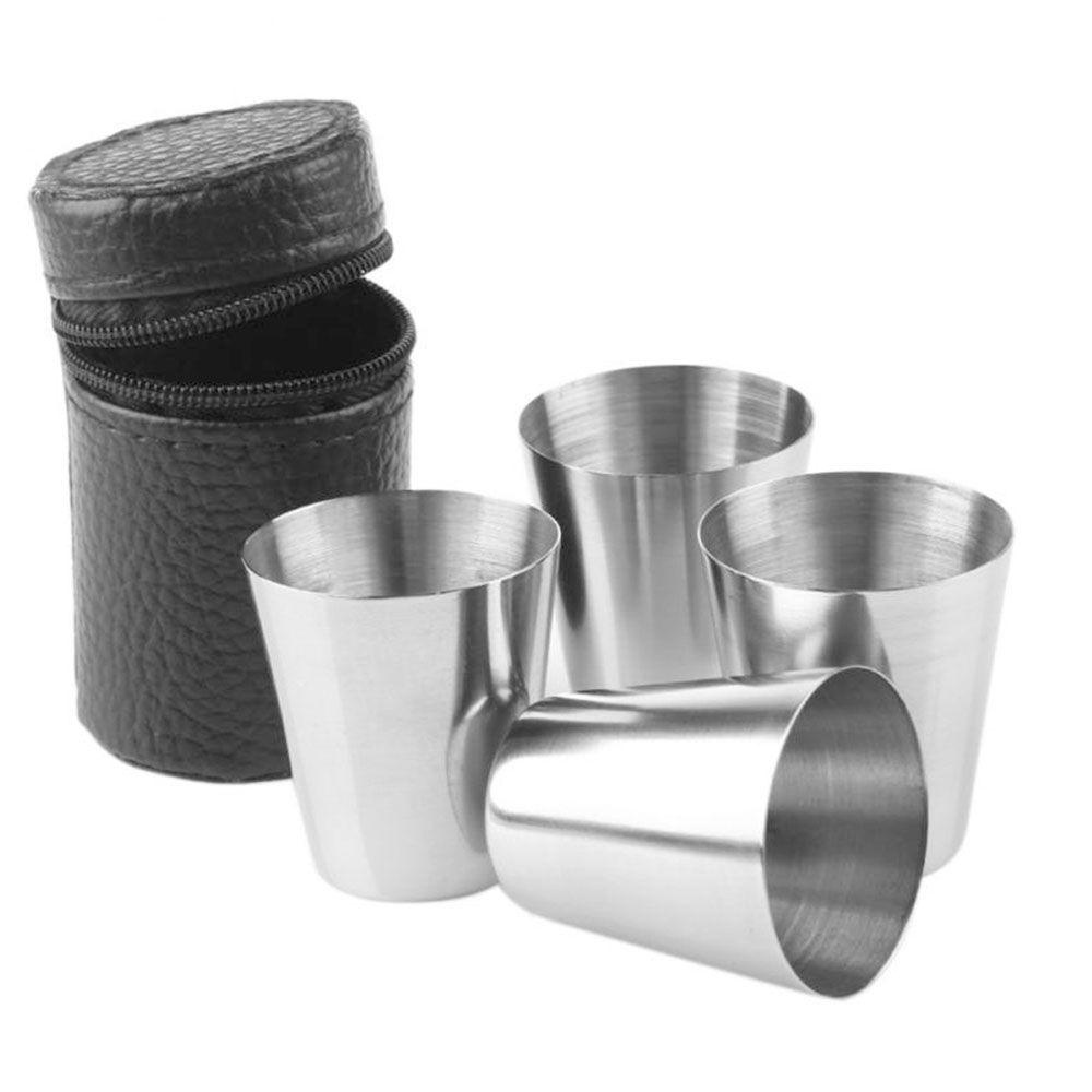 Ly Uống Rượu Bia NICKOLAS Mini Dễ Dàng Mang Theo|Cốc Uống Bia / Trà / Cà Phê Bằng Thép Không Gỉ Dung Tích 30